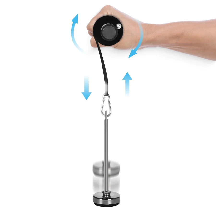 Wrist Roller – underarmstrener med tau og vektfeste – bilde 5 av 7