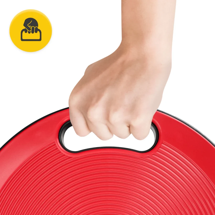 Balansepute Balance Disc – rød – bilde 4 av 8