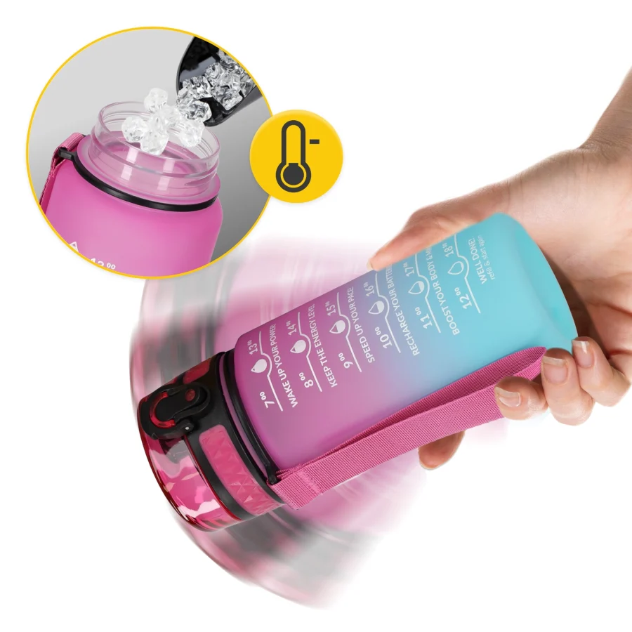 Motivasjonsflaske 0,5 l – rosa – bilde 8 av 8