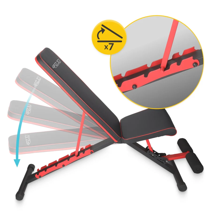 Barbell benk pro justerbar treningsbenk – bilde 3 av 7