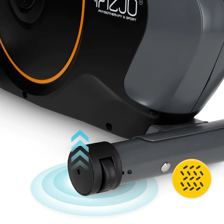 Evo+ oransje magnetisk treningssykkel – bilde 7 av 8