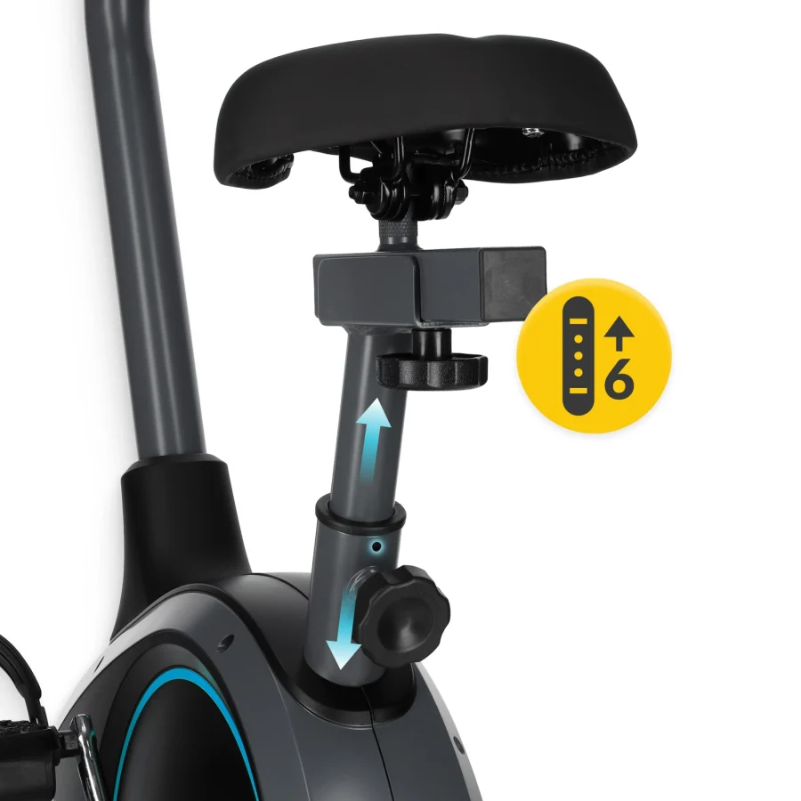 Evo+ blå magnetisk treningssykkel – bilde 5 av 8