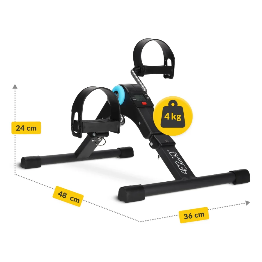 Mini pedaltrener for armer og ben – svart – bilde 2 av 8