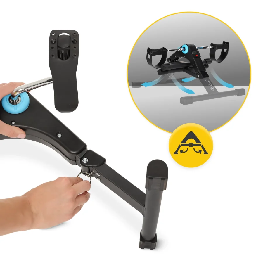 Mini pedaltrener for armer og ben – svart – bilde 4 av 8