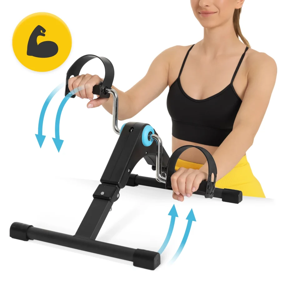 Mini pedaltrener for armer og ben – svart – bilde 7 av 8