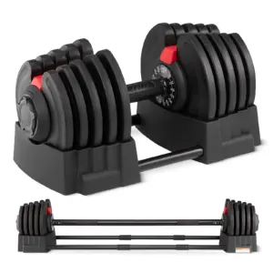 Justerbar 2-I-1 Premium Manual Og Vektstang 25-40 Kg