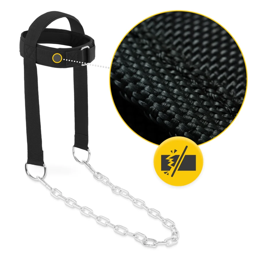 Nakkeharness til styrketrening – justerbar, 54–60 cm – bilde 7 av 7