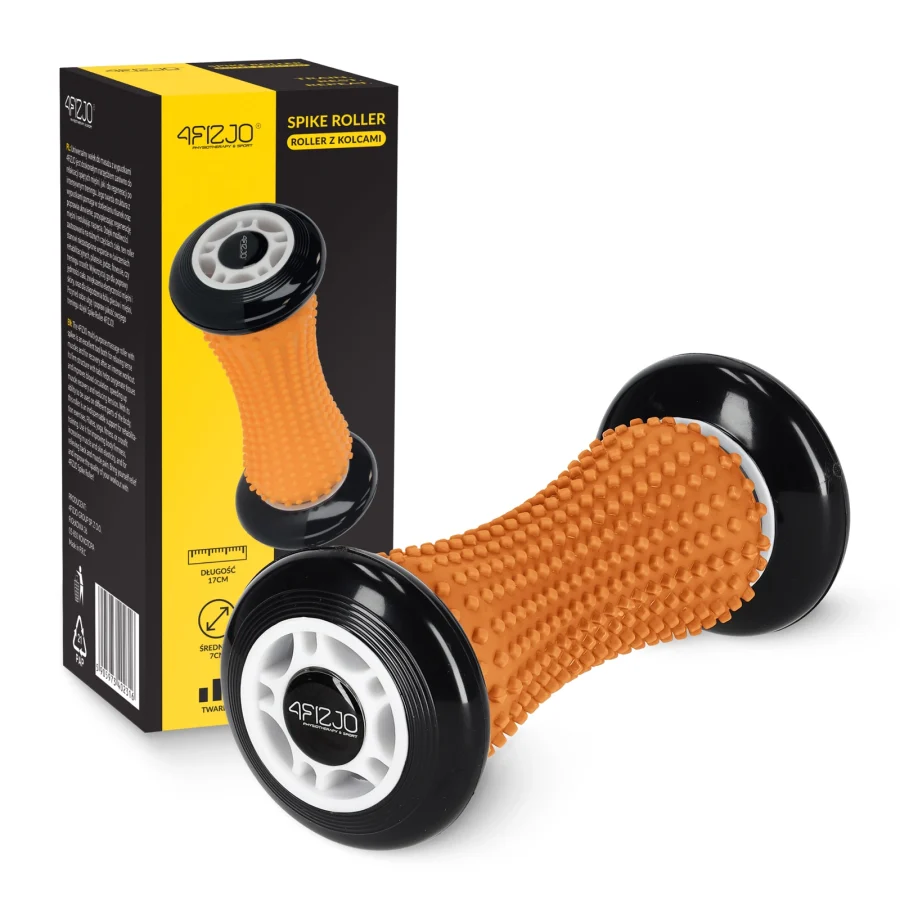 Spike Roller med knotter 17 cm – oransje – bilde 1 av 7