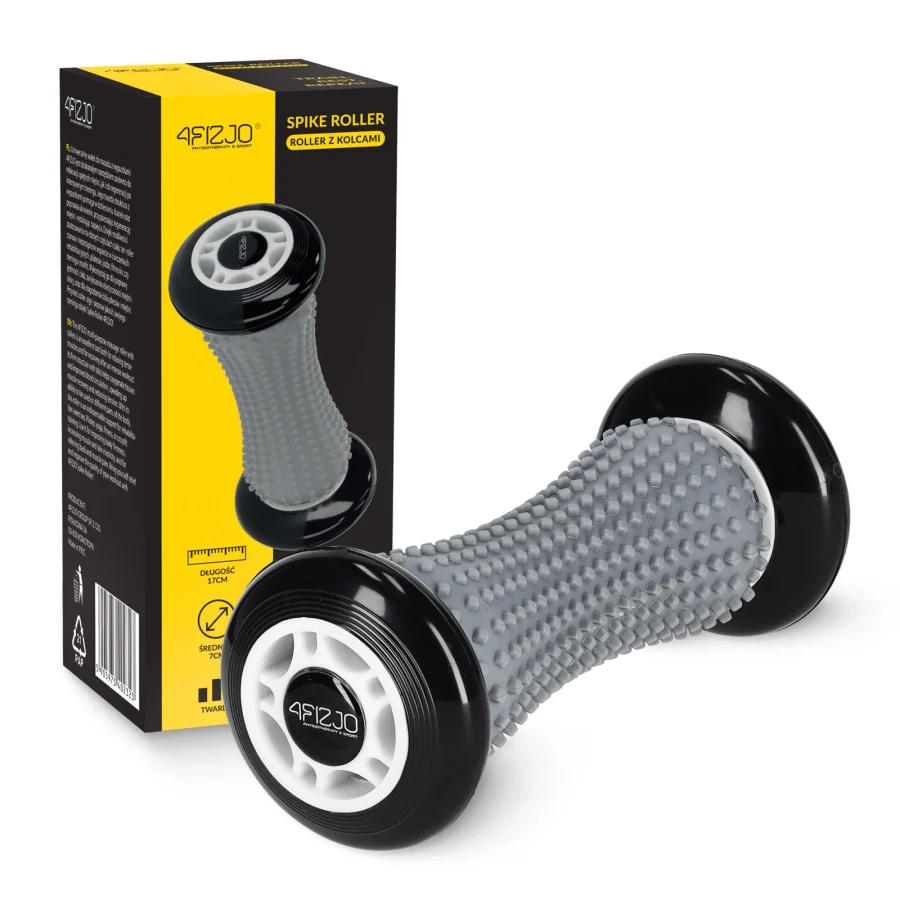 Spike Roller med knotter 17 cm – grå – bilde 1 av 7