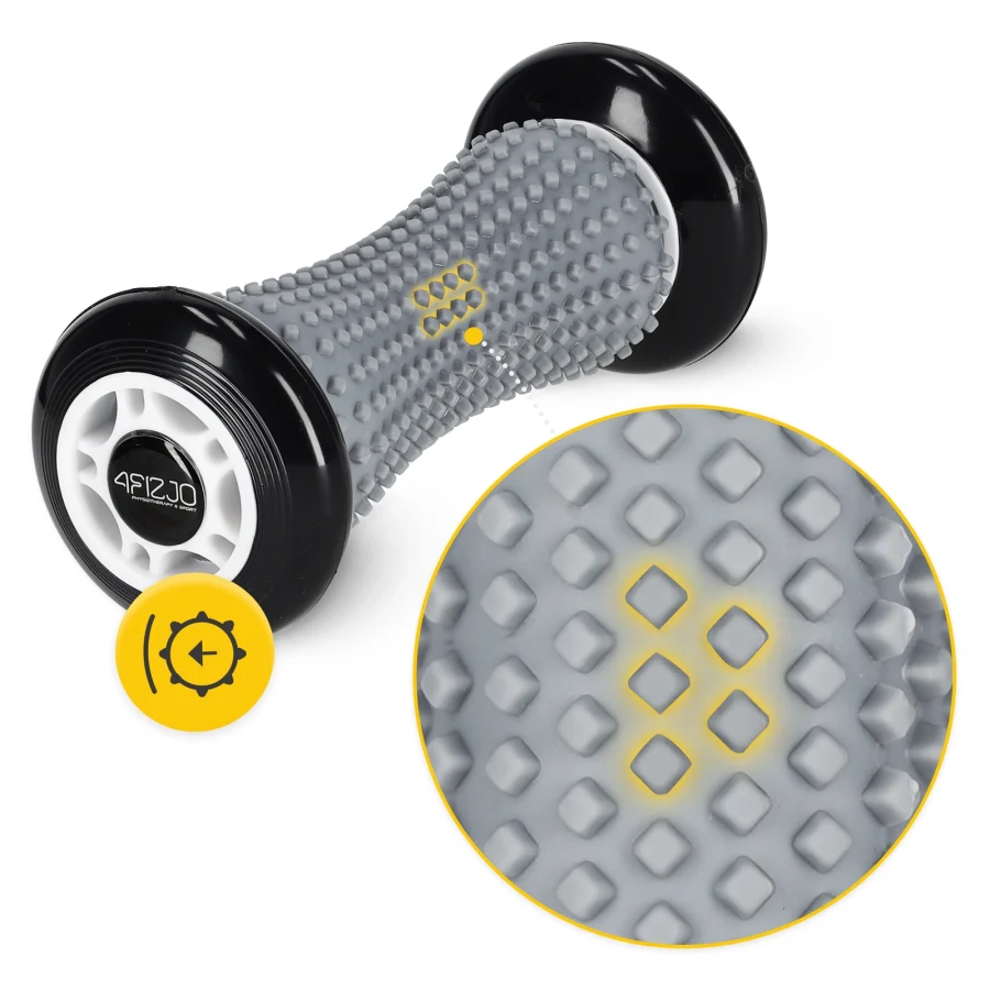 Spike Roller med knotter 17 cm – grå – bilde 4 av 7
