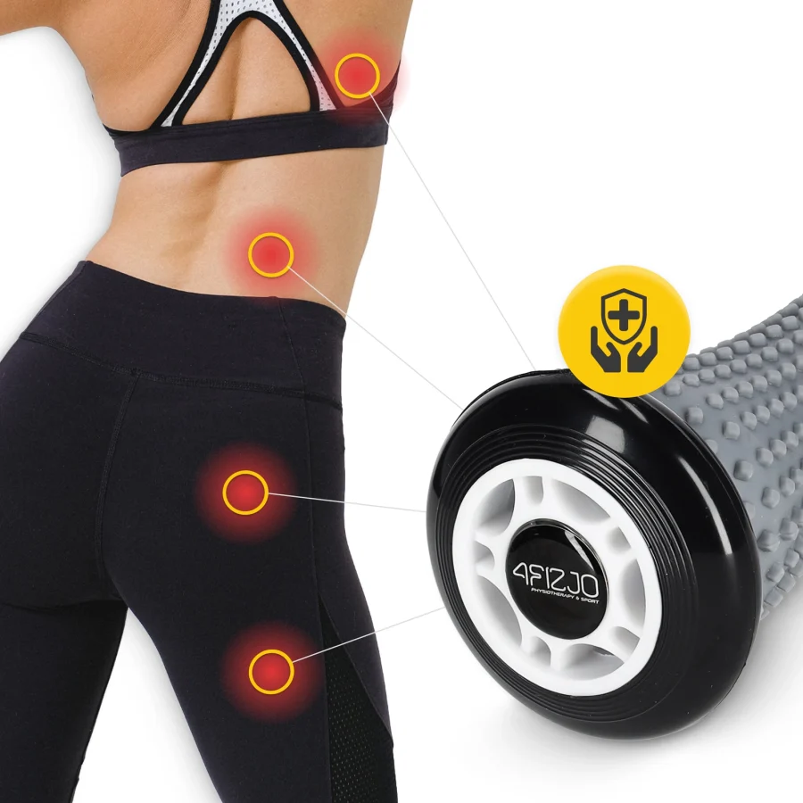 Spike Roller med knotter 17 cm – grå – bilde 5 av 7