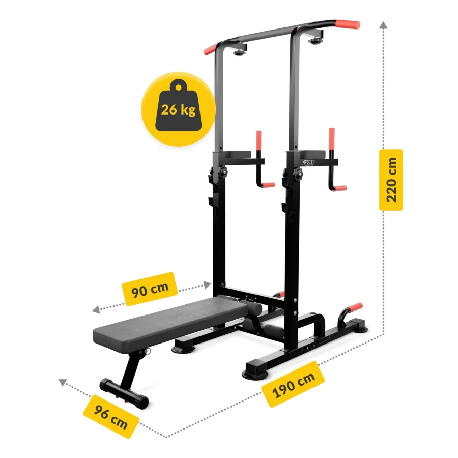 Multifunksjonell skinne med benk Pro+ – bilde 2 av 8