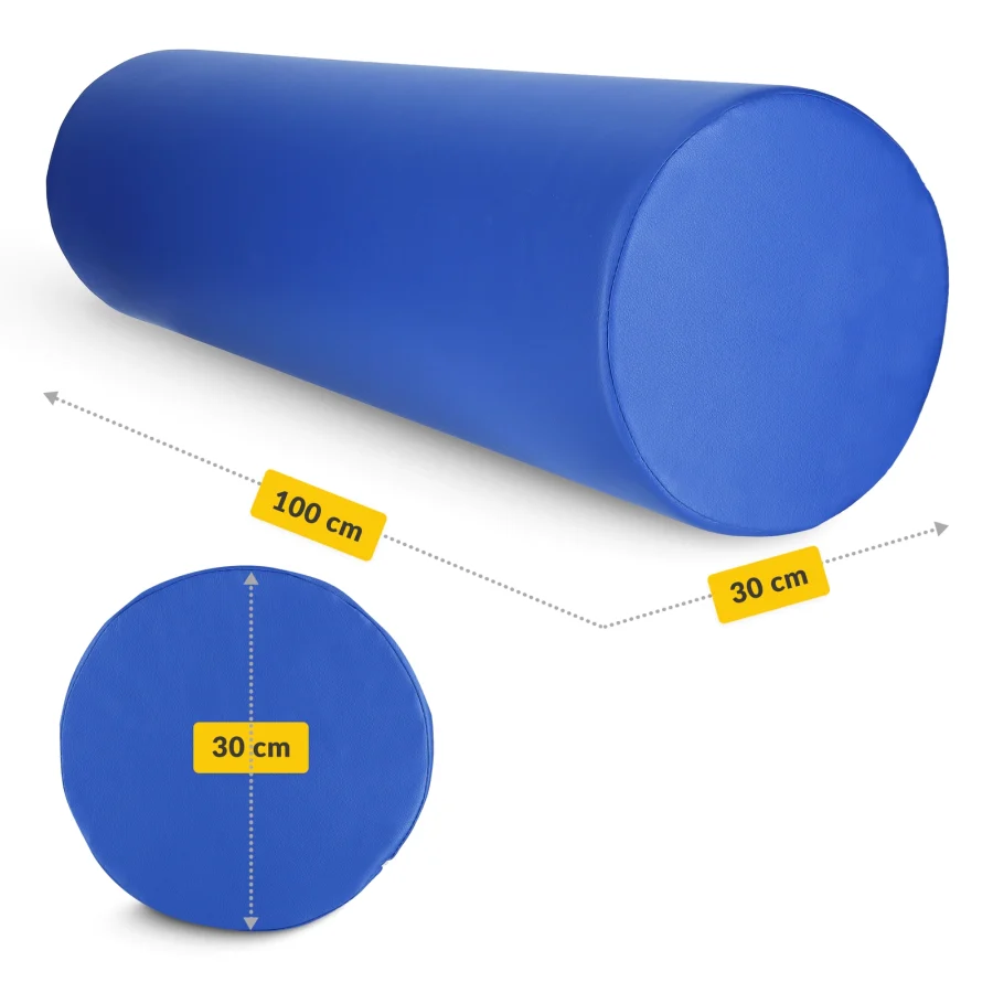 Rehabiliteringsrulle 100 × 30 × 30 cm – blå – bilde 5 av 6