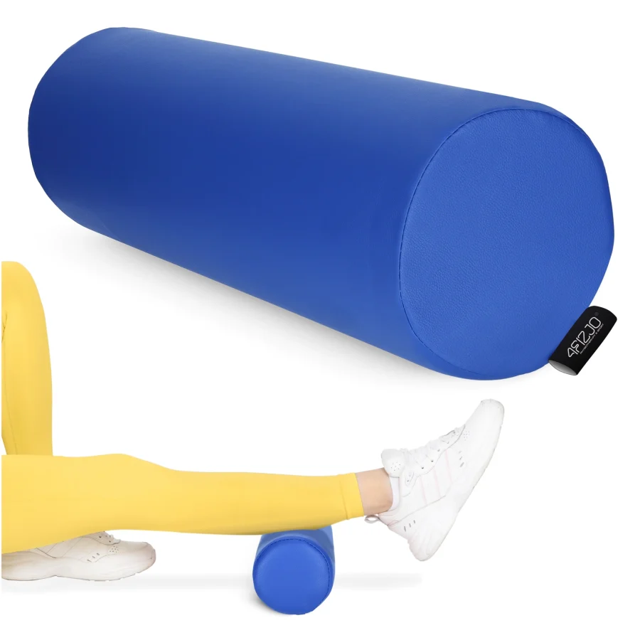 Massasjerulle med skumfyll 30 × 10 cm – blå – bilde 1 av 6