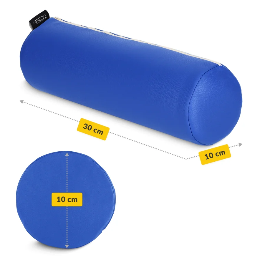 Massasjerulle med skumfyll 30 × 10 cm – blå – bilde 5 av 6