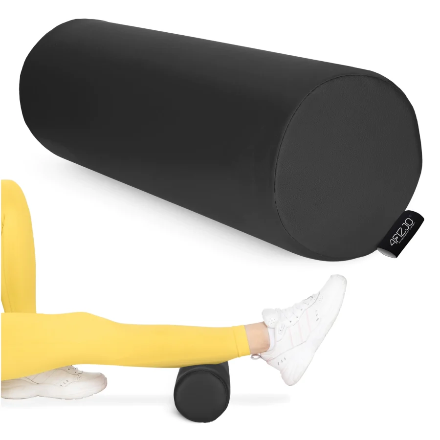 Massasjerulle med skumfyll 30 × 10 cm – svart – bilde 1 av 6