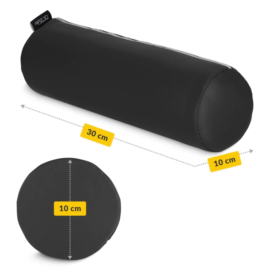 Massasjerulle med skumfyll 30 × 10 cm – svart – bilde 5 av 6