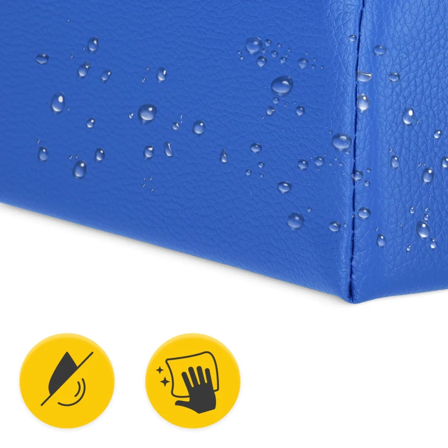 Rehabiliteringspute i kubeform 40 × 30 × 15 cm – blå – bilde 5 av 6