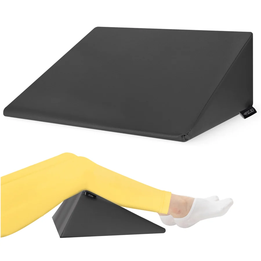 Støttekile til massasje 40 × 50 × 20 cm – svart – bilde 1 av 6