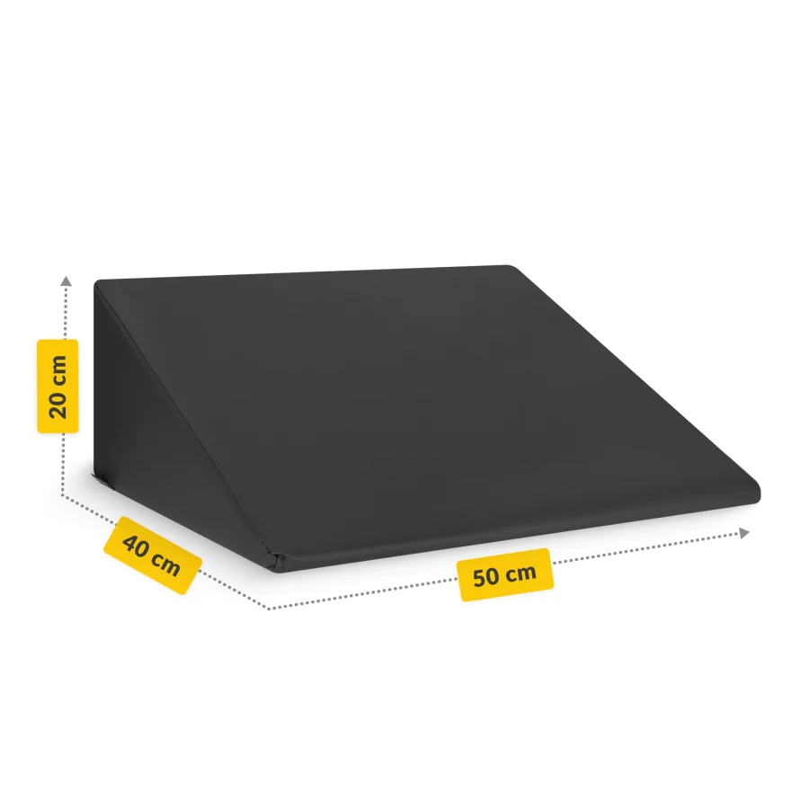 Støttekile til massasje 40 × 50 × 20 cm – svart – bilde 4 av 6