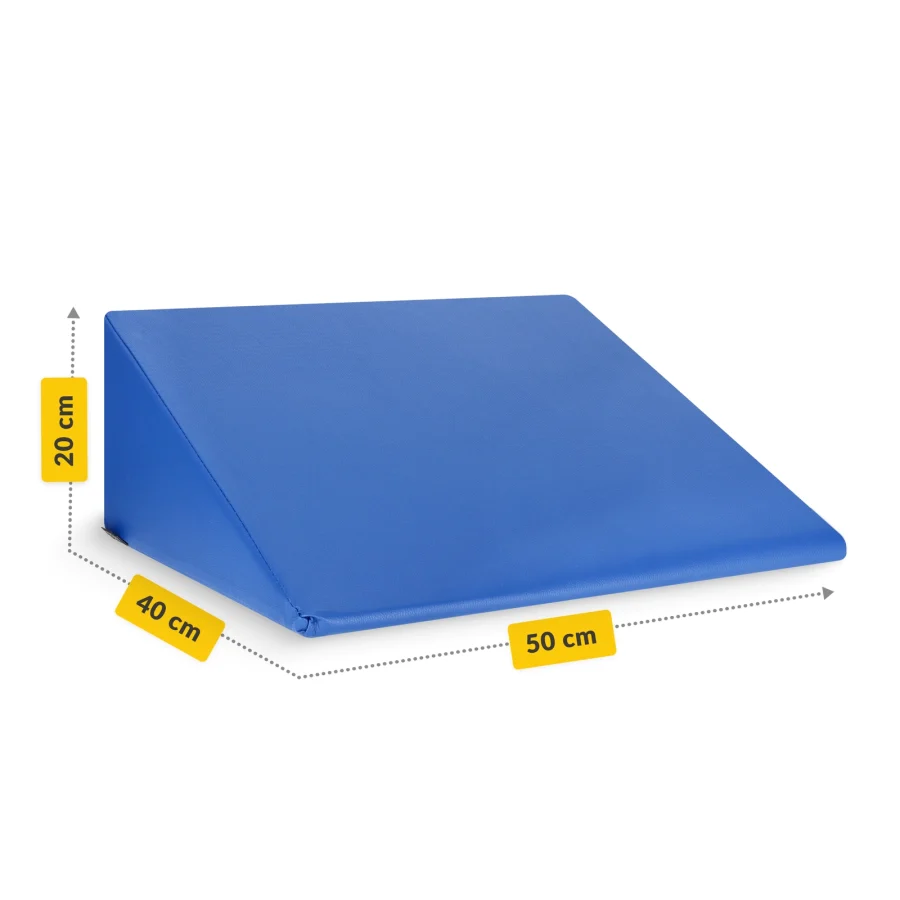 Støttekile til massasje 40 × 50 × 20 cm – blå – bilde 4 av 6