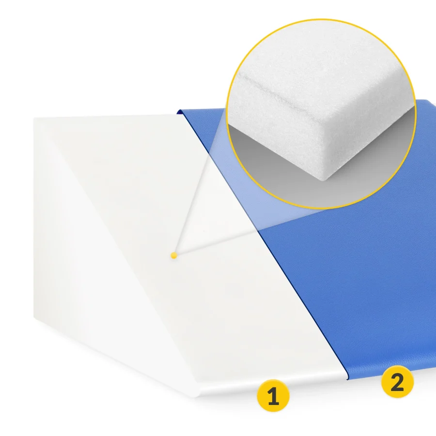 Støttekile til massasje 40 × 50 × 20 cm – blå – bilde 6 av 6