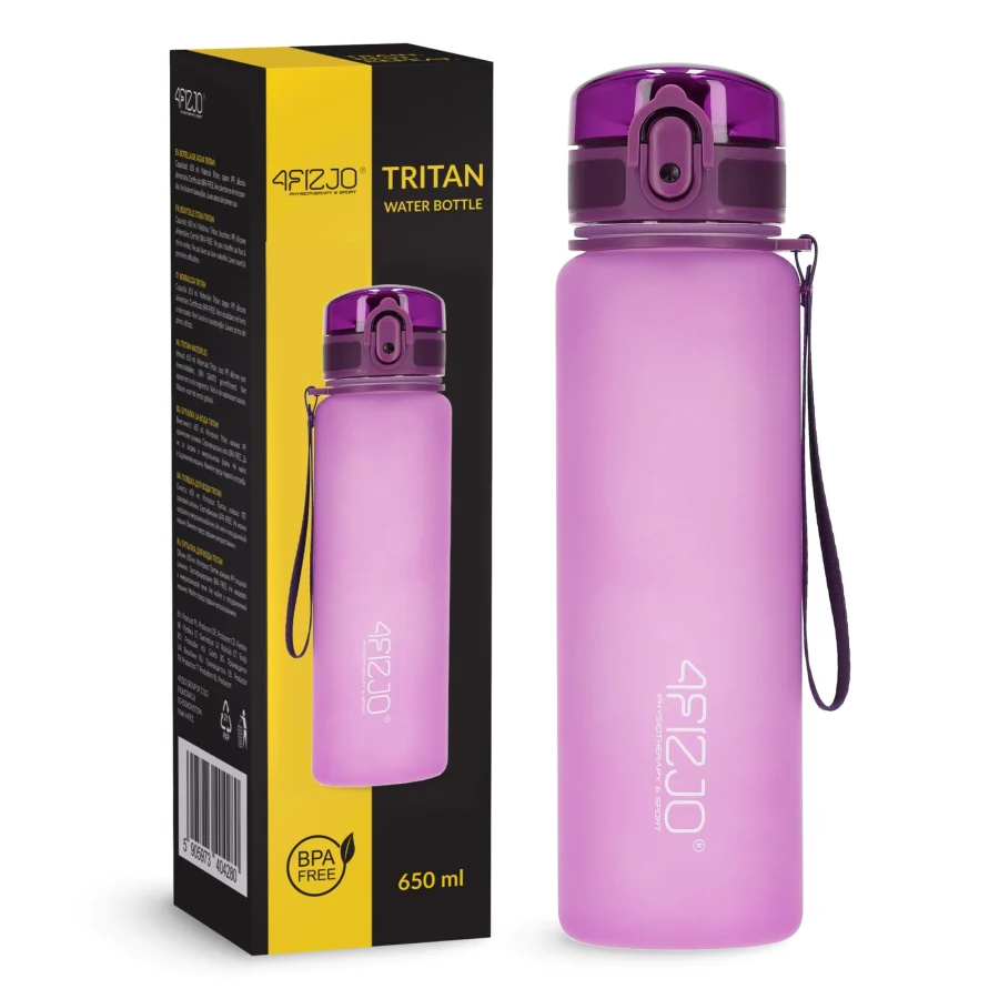 Drikkeflaske 650 ml i tritan – rosa – bilde 1 av 8