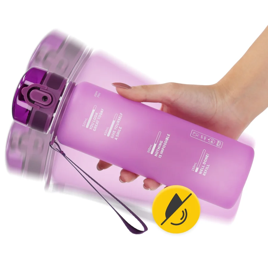 Drikkeflaske 650 ml i tritan – rosa – bilde 6 av 8