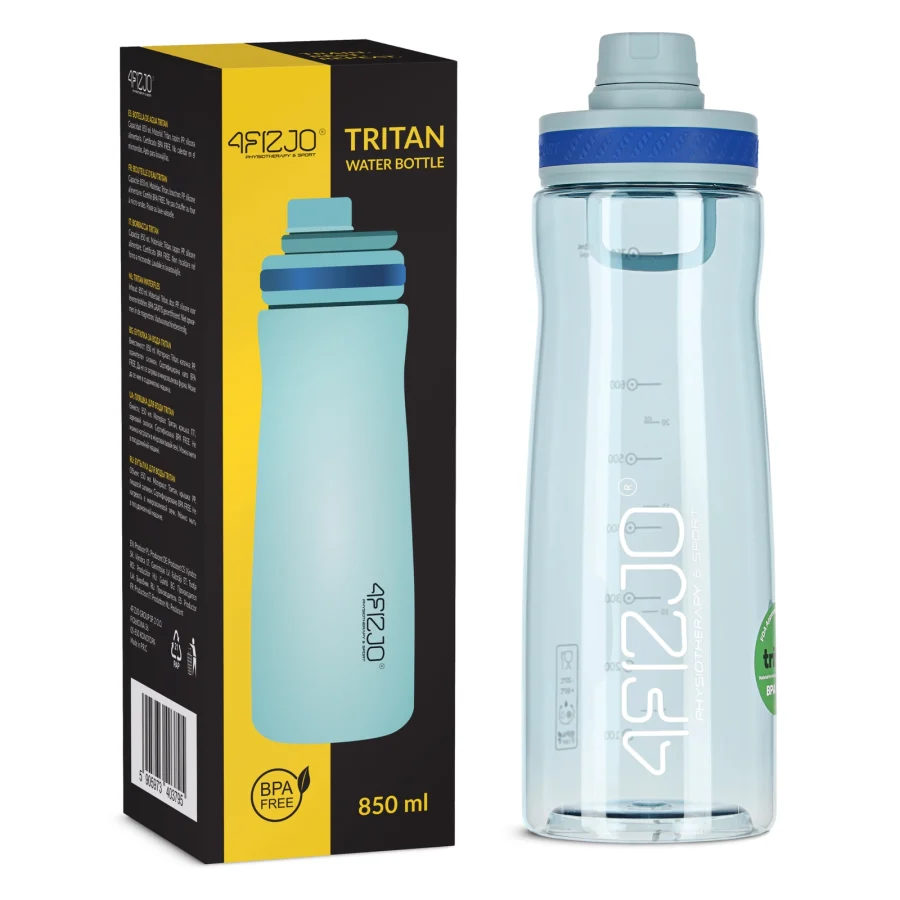850 ml blå sportsvannflaske – bilde 1 av 8