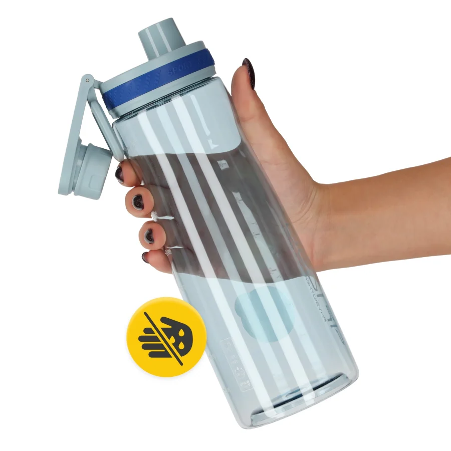 850 ml blå sportsvannflaske – bilde 8 av 8