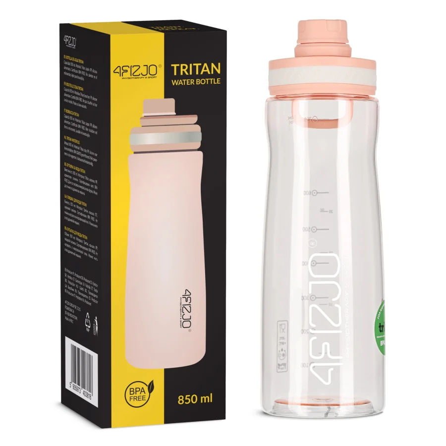 850 ml rosa sportsvannflaske – bilde 1 av 8