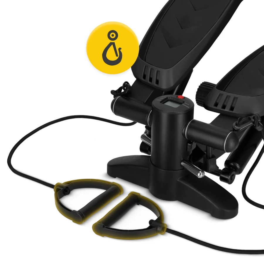 Ministepper EVO med treningsstrikker – svart – bilde 7 av 7