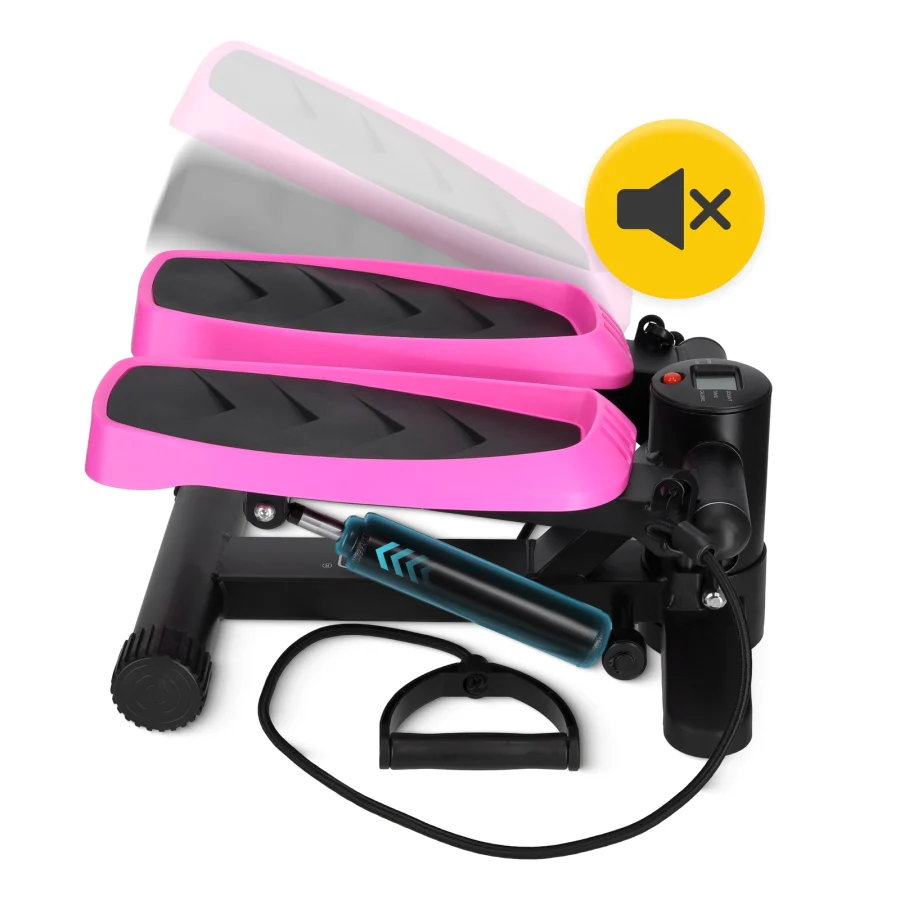 Ministepper EVO med treningsstrikker – rosa – bilde 5 av 7