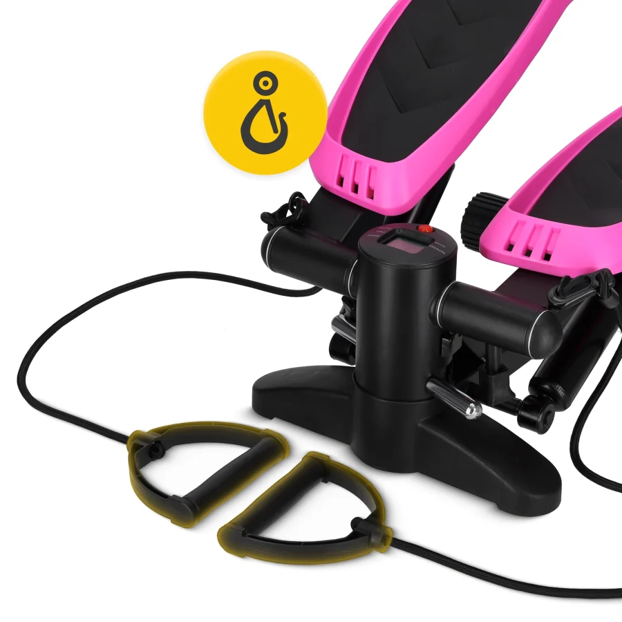Ministepper EVO med treningsstrikker – rosa – bilde 7 av 7