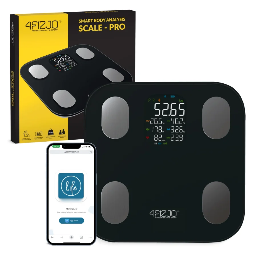 Digital badevekt med kroppsanalyse PRO – 180 kg – bilde 1 av 7
