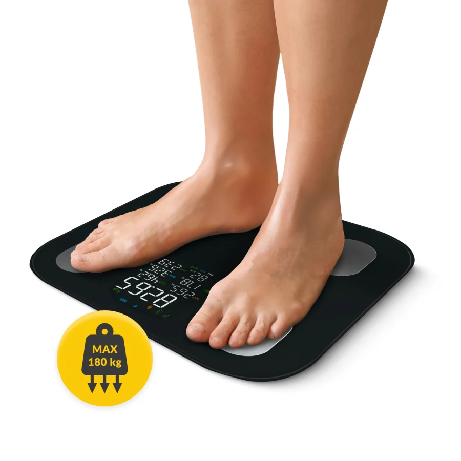 Digital badevekt med kroppsanalyse PRO – 180 kg – bilde 4 av 7