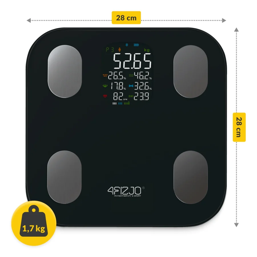 Digital badevekt med kroppsanalyse PRO – 180 kg – bilde 6 av 7