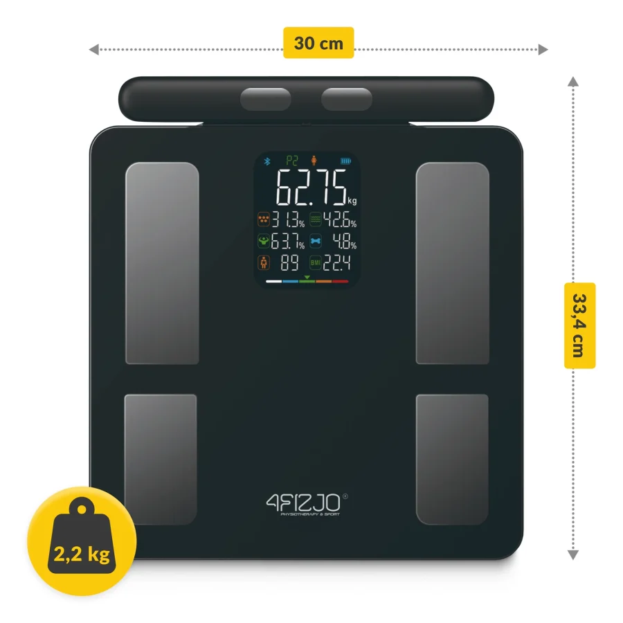 Digital badevekt med kroppsanalyse ULTRA – 180 kg – bilde 2 av 8