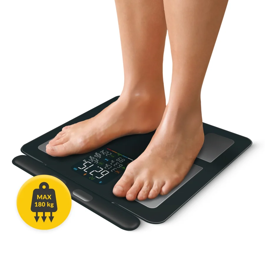Digital badevekt med kroppsanalyse ULTRA – 180 kg – bilde 3 av 8