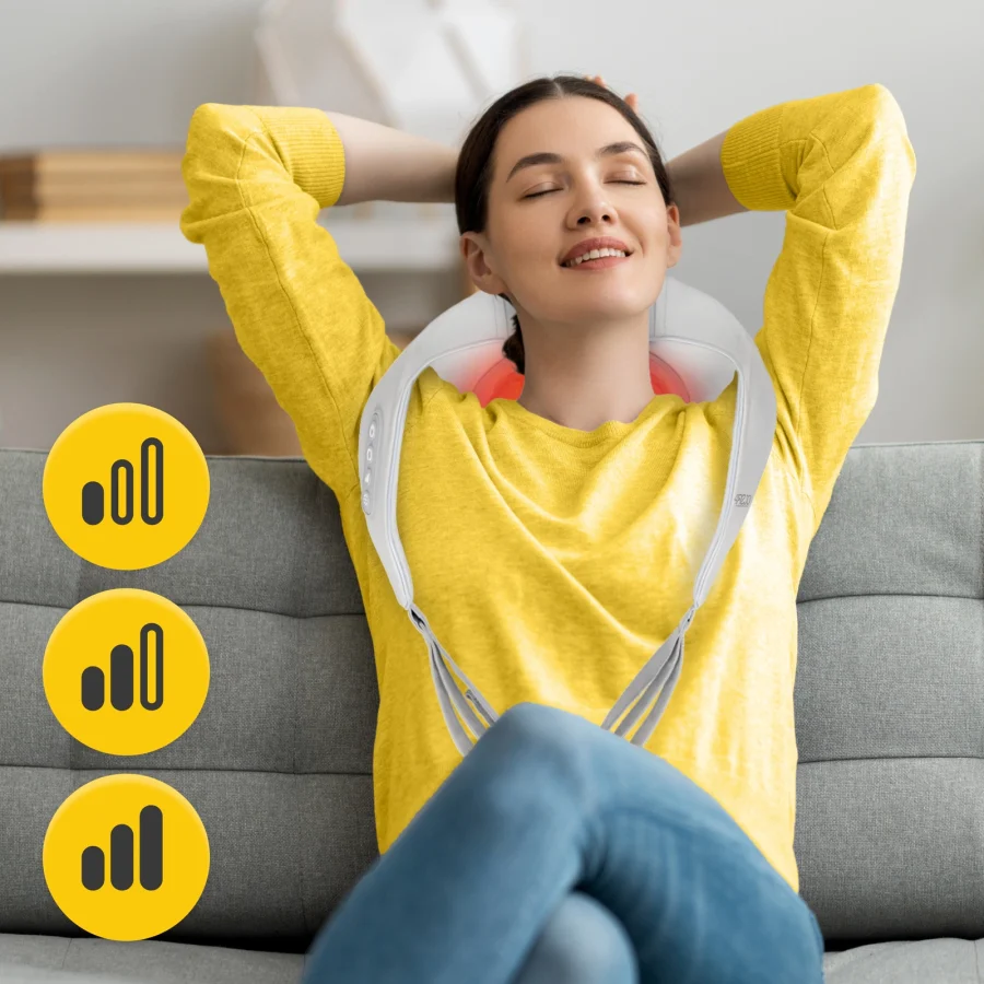 Shiatsu EVO+ nakkemassasje med varmefunksjon – bilde 6 av 8