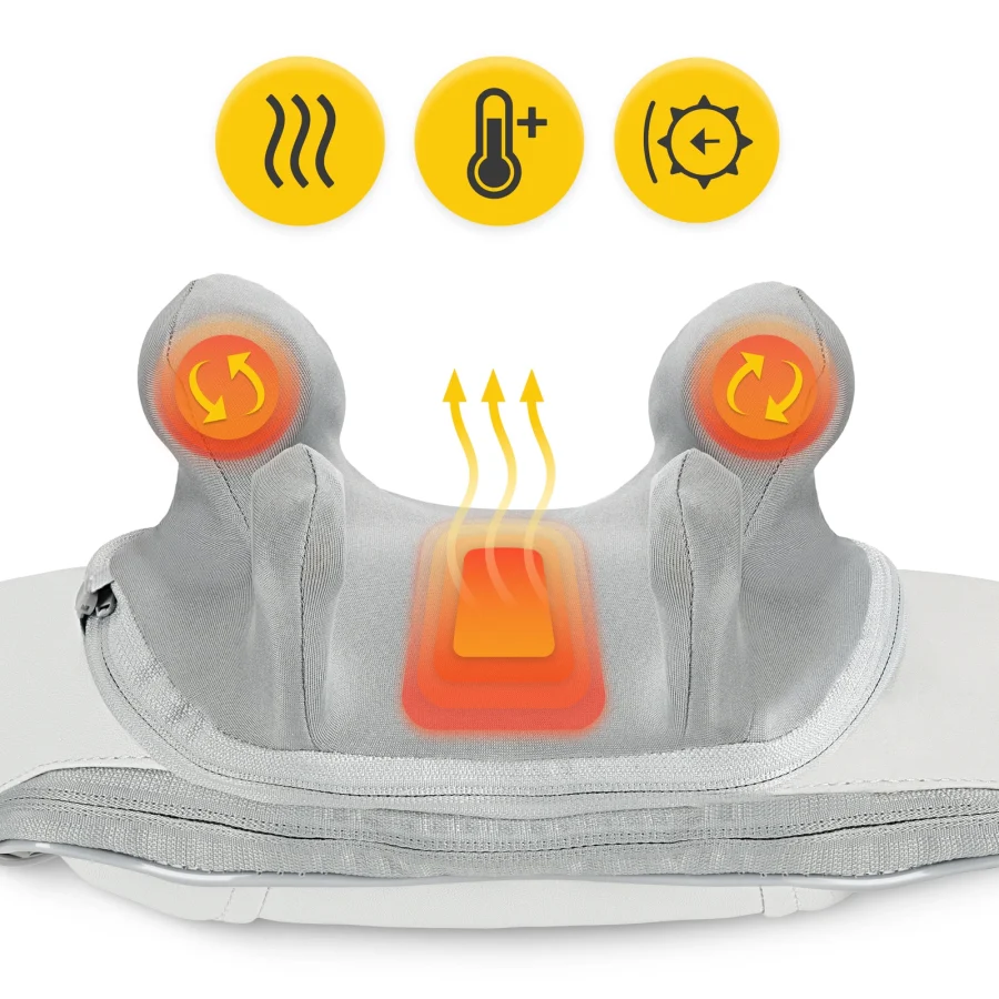 Shiatsu EVO+ nakkemassasje med varmefunksjon – bilde 8 av 8