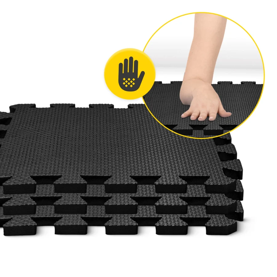 Puzzle skum beskyttelsesmatte for gulv 30 × 30 cm 24 stk – bilde 5 av 8
