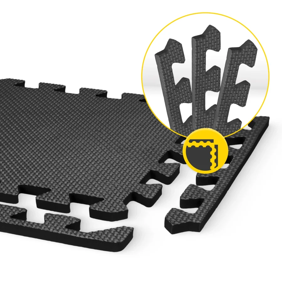 Puzzle skum beskyttelsesmatte for gulv 30 × 30 cm 24 stk – bilde 8 av 8