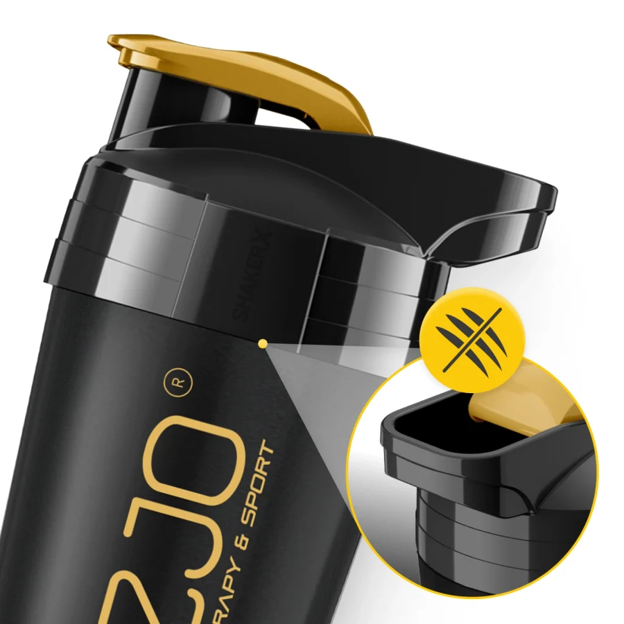 Sportsshaker ULTRA 700 ml – svart/gull – bilde 7 av 8