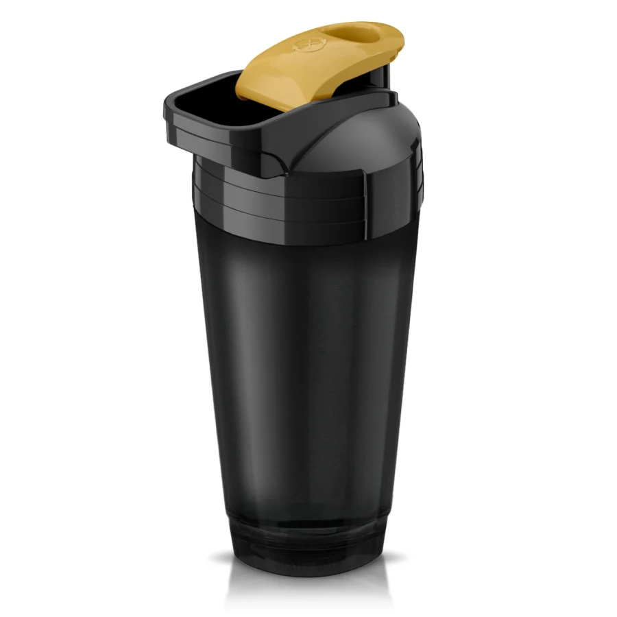 Sportsshaker ULTRA 700 ml – svart/gull – bilde 8 av 8