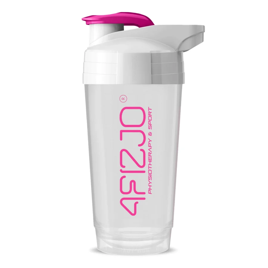Sportsshaker ULTRA 700 ml – hvit/rosa – bilde 1 av 8