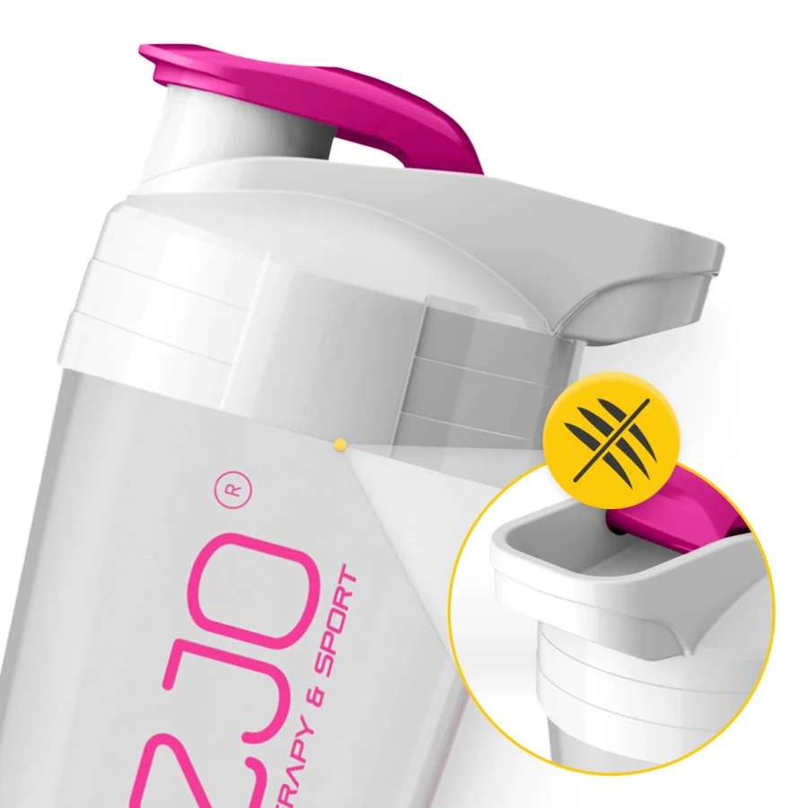 Sportsshaker ULTRA 700 ml – hvit/rosa – bilde 5 av 8