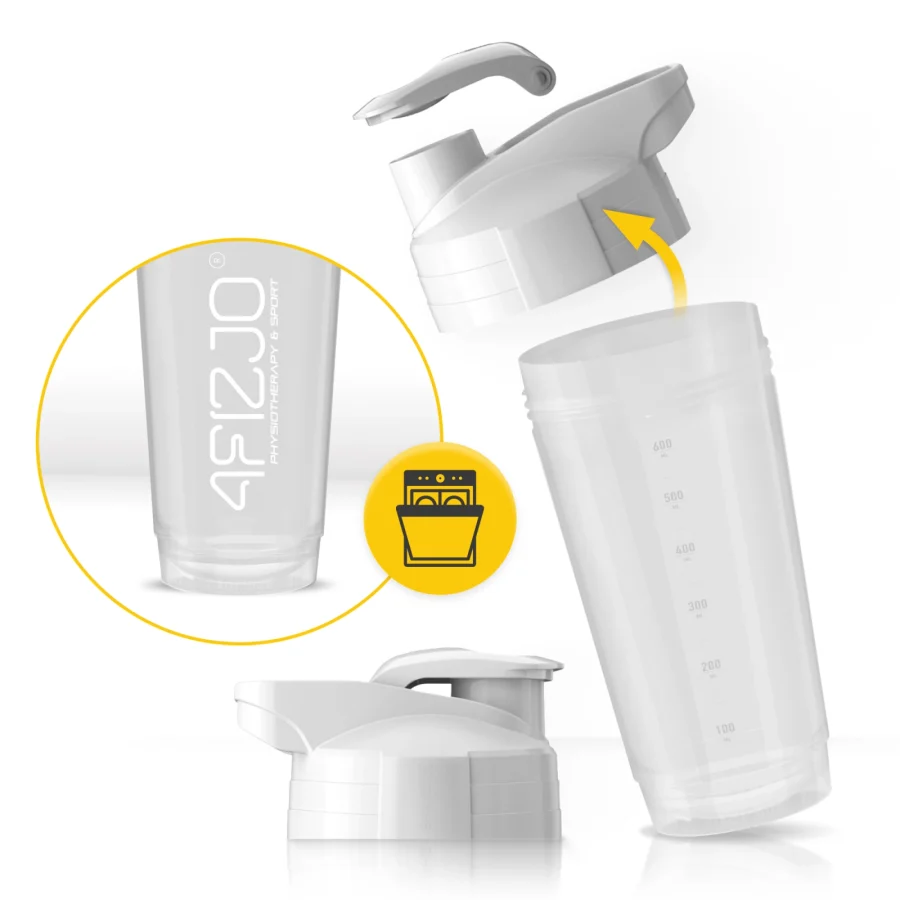 Sportsshaker ULTRA 700 ml – hvit – bilde 6 av 8