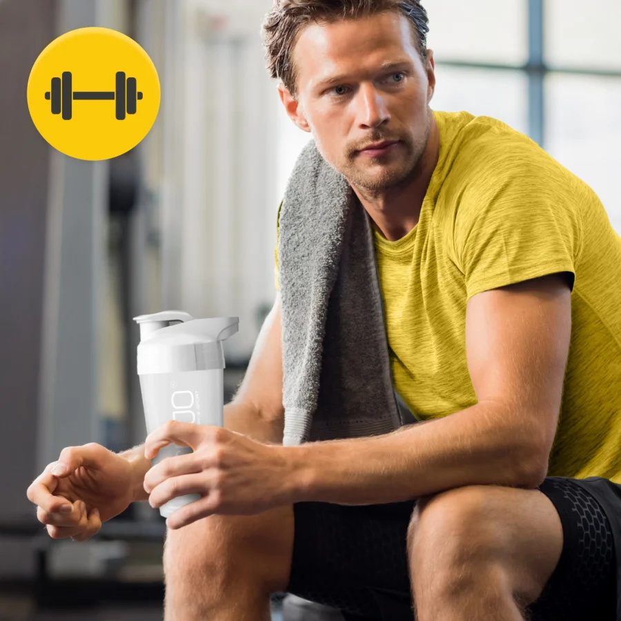 Sportsshaker ULTRA 700 ml – hvit – bilde 8 av 8