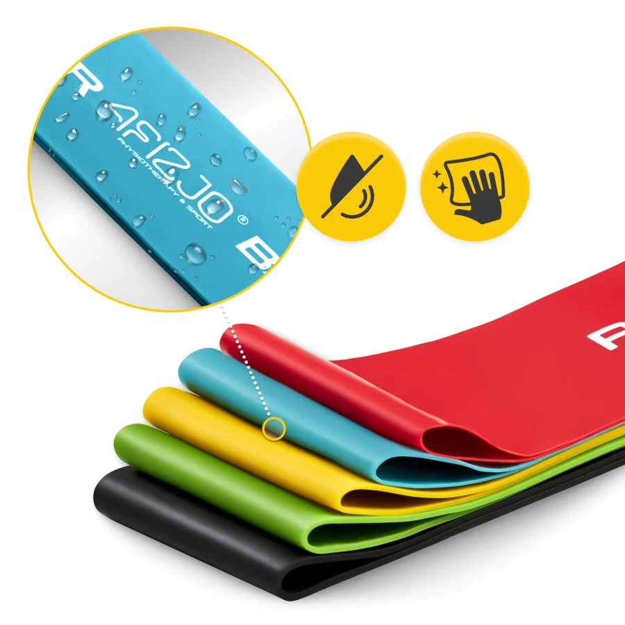 Sett med 5 mini Power Band treningsbånd – bilde 2 av 8